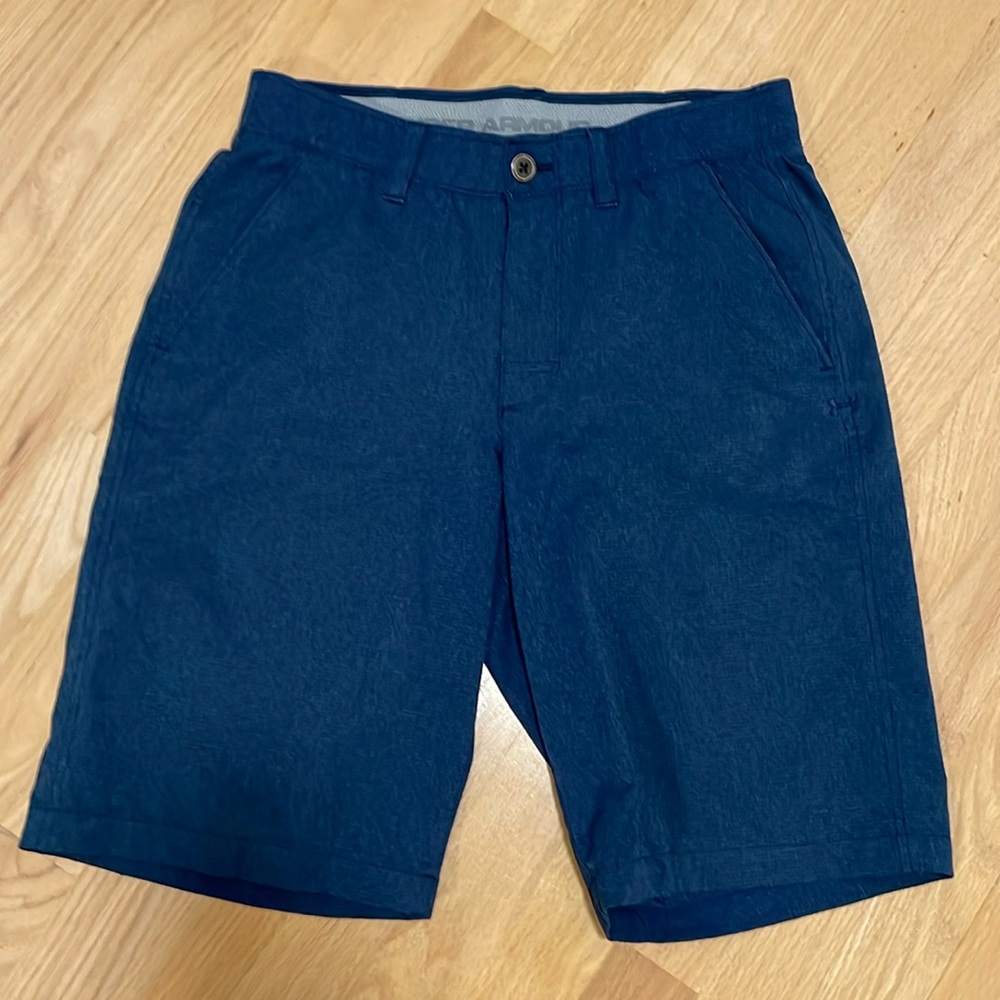 Men’s Under Armour HeatGear size 30 blue shorts